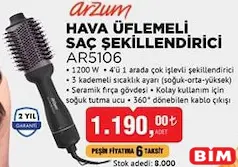 ARZUM HAVA ÜFLEMELİ SAÇ ŞEKİLLENDİRİCİ